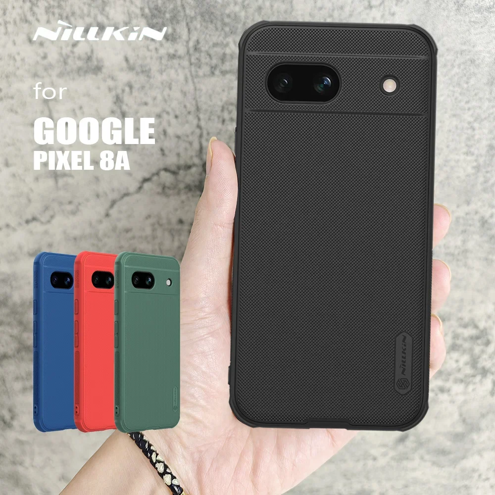 Nillkin for Google Pixel 8A Case Super Frosted Shield Ultra-Thin Hard PC Protection Back Cover for Google Pixel 8A Case