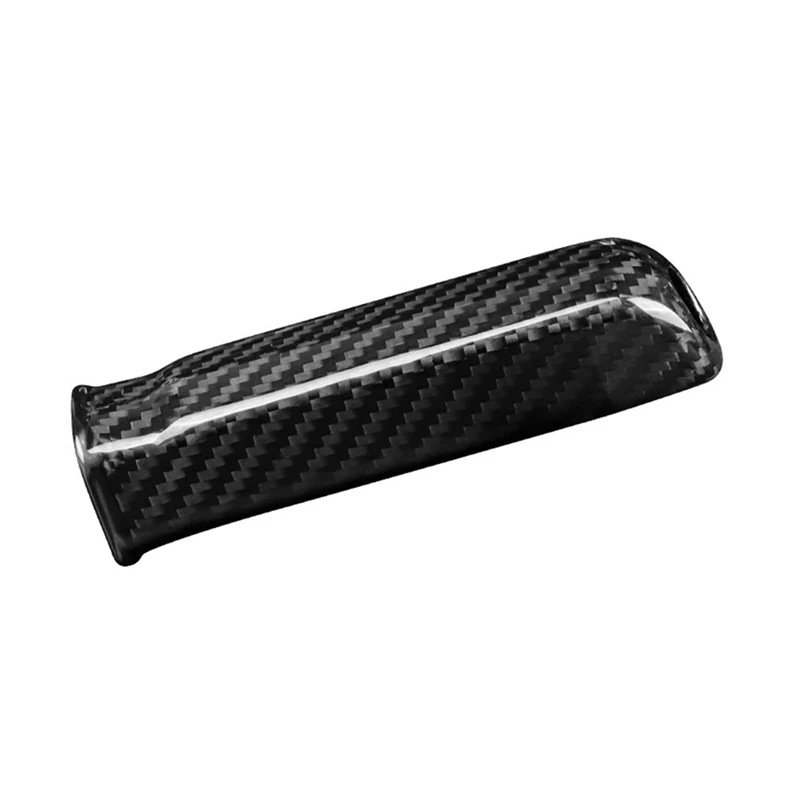 

Real Hard Carbon Fiber Cover For Ford Mustang 2010-2014 Replace Handbrake Grip Handle Interior Trim Accessories Parts