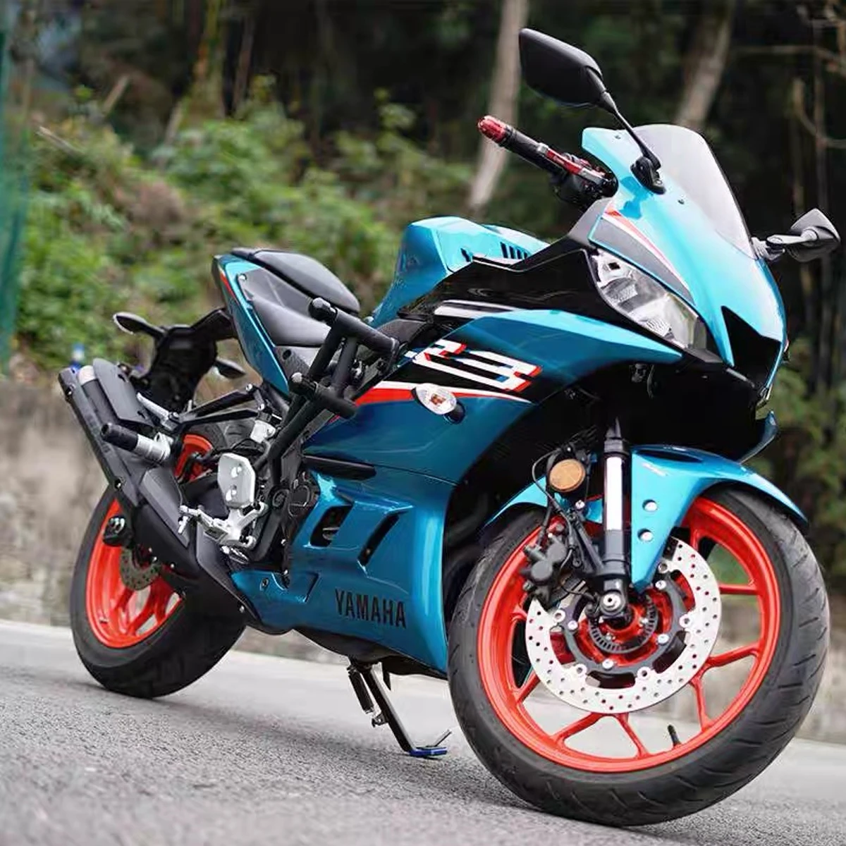 For YAMAHA r 3 2021 YZF-R3 YZF R3 2021 2022 2023 Motorcycle Crash Bar Engine Guard Bumper Protector