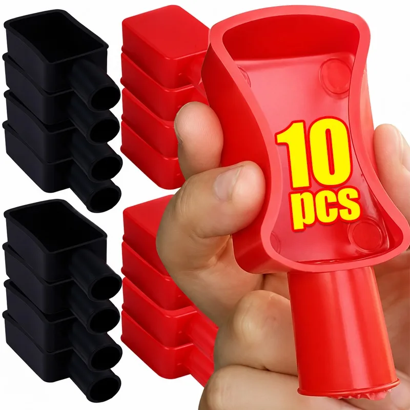 2-10Pcs Car Battery Terminal Covers Positive Negative Top Post Cap Protection Insulate Case Battery Wire Connector Rubber Caps