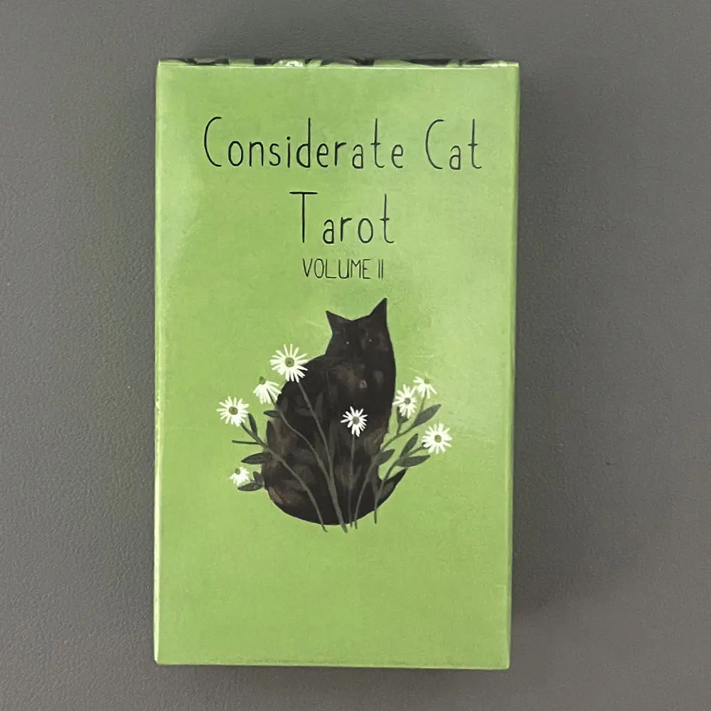 Considerate Cat Tarot  Deck Cards Divination Friends Deck English Versions Edition Oracle Board Playing Game For Party