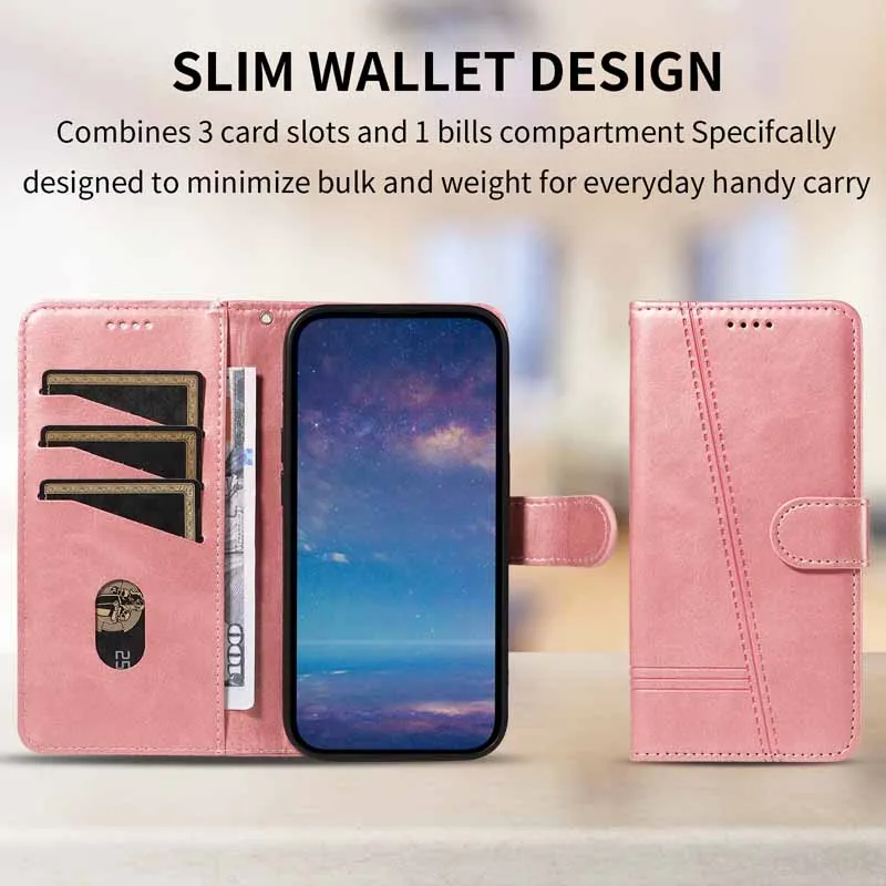 Fundas For Realme GT 6 6T Neo 6 SE GT6 Case Flip Wallet Leather Card Book Coque for Oppo A18 A38 A58 A60 4G A78 A98 A79 5G Cover