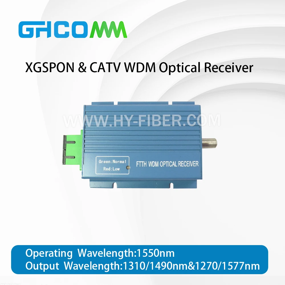 XGSPON&CATV WDM Optical Receiver 1270/1577nm FTTH Optical Receiver CATV Active Node