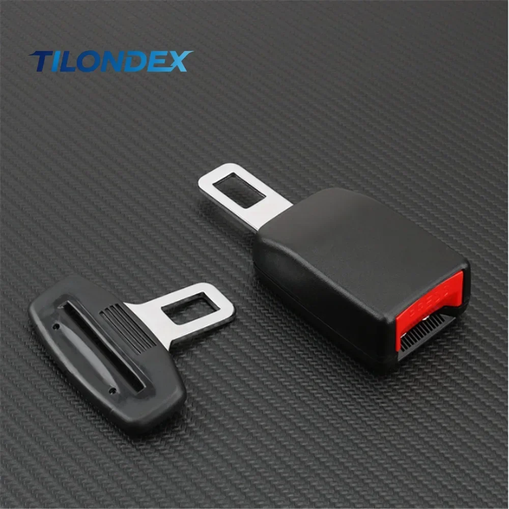 TILONDEX Car Seat Belt Clip Extension Plug For Opel Astra H G J Toyota Corolla Chr Skoda Octavia 2 3 A7 A5 Rapid