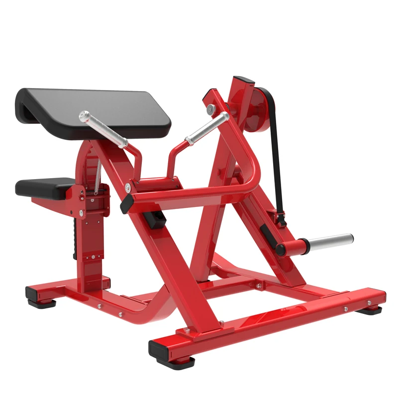 

High Quality Biceps Exercise Machine Commercial Gym Fitness Equipment Plate Loaded Seated Biceps