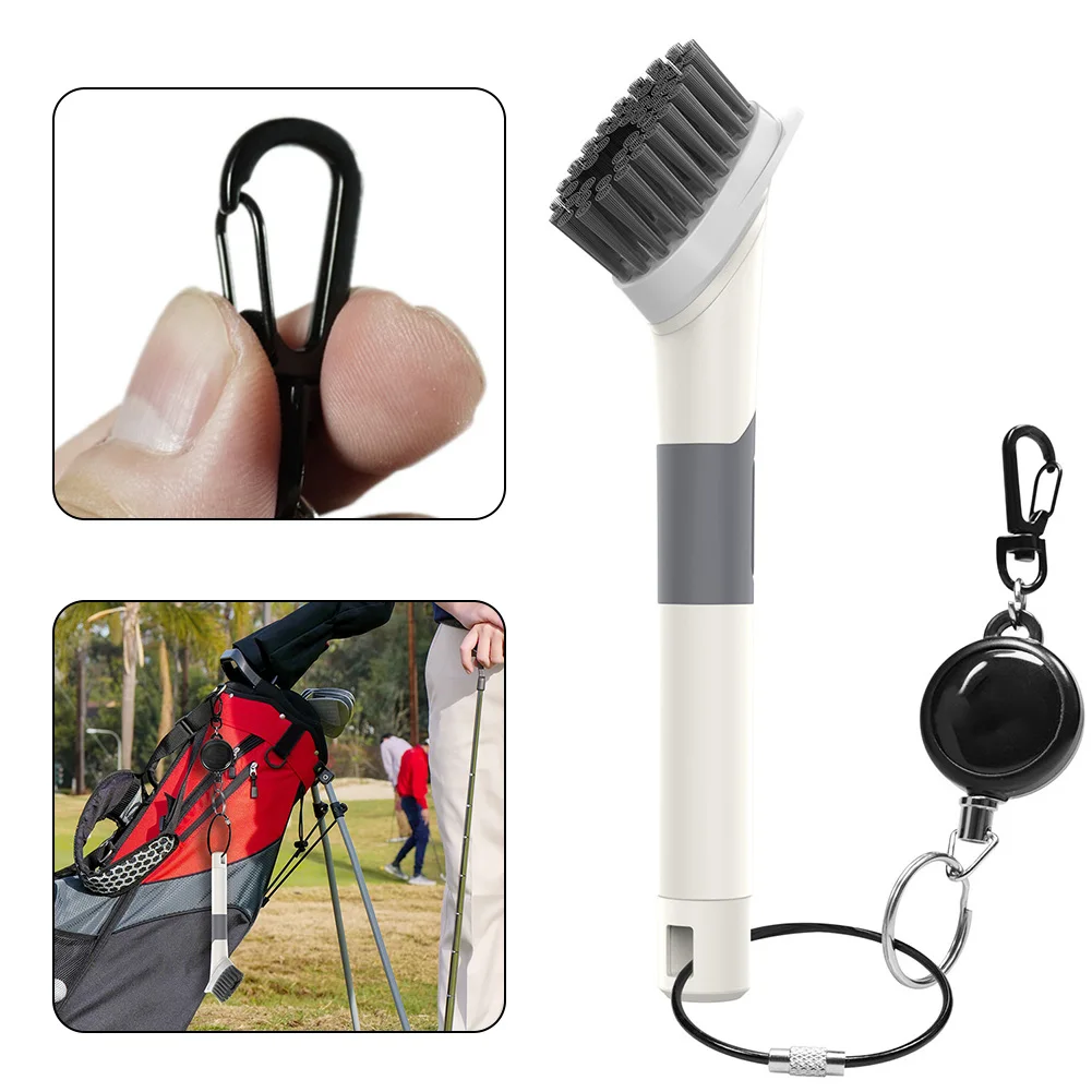 A-Golf Club Cleaning Brush Retractable For-Golf Club Cleaning 2 Oz Soft Firm Brush Head A-Golf Club Accessories