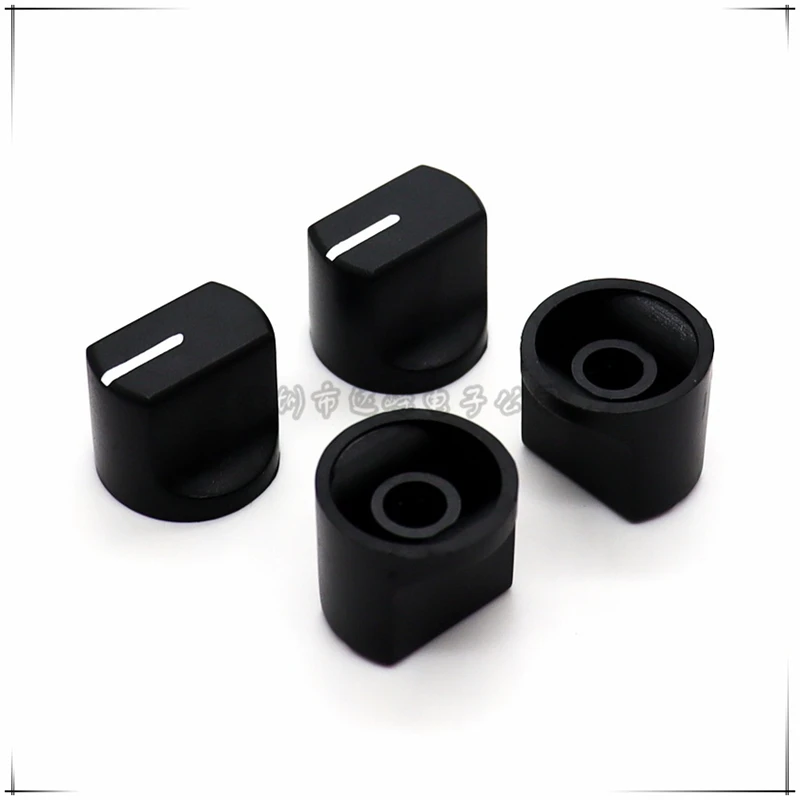10PCS 15*11.5mm plastic straight line type Knob Potentiometer Knob cap Amplifier volume Knob cap Flower Shaped Inner Hole 6mm