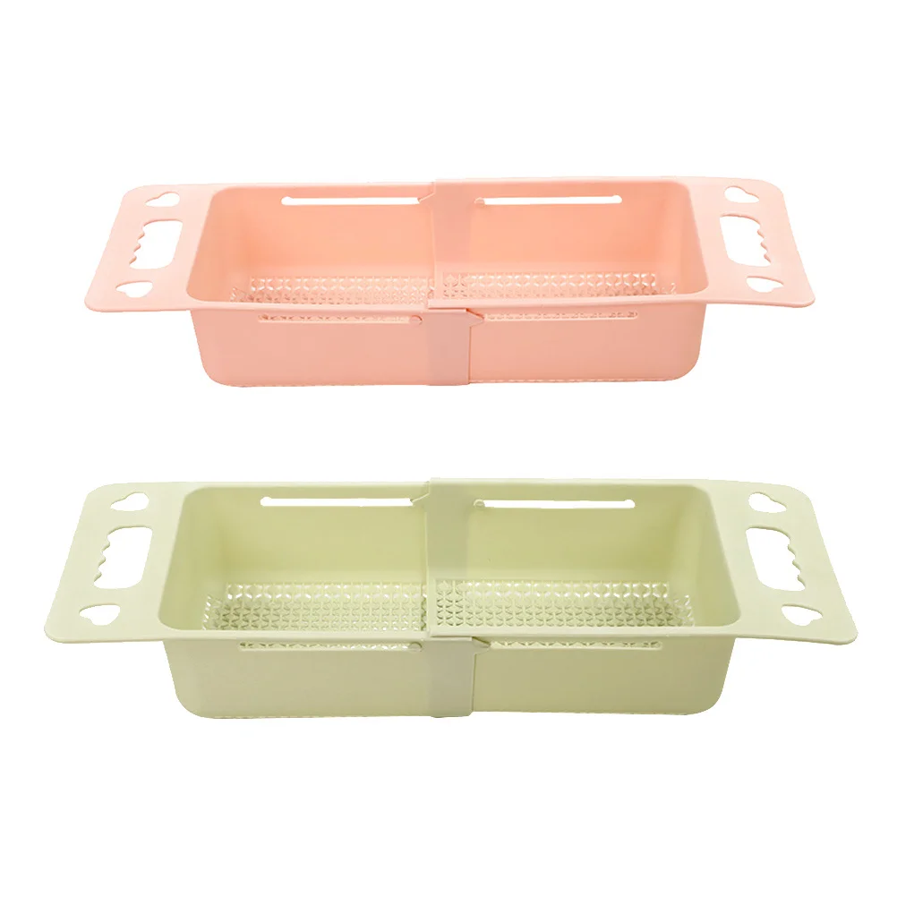 

1Pcs Kitchen Strainer Drain Basket Retractable Sink Colander for Washing Fruits Vegetables Dishware Multi Use Countertop
