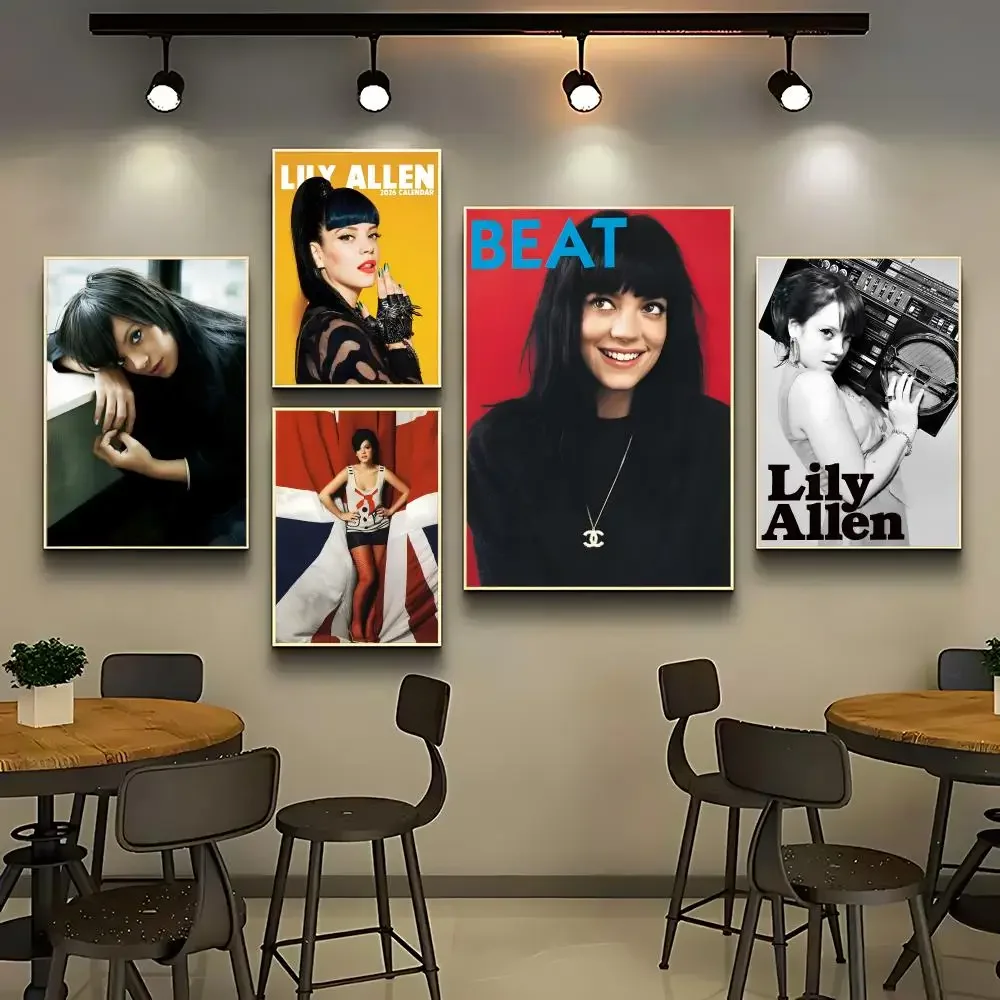 Singer Lily Allen Poster Posters Anime Room Decor Decoration Movie Backpack Wall Interior Music Wall Art