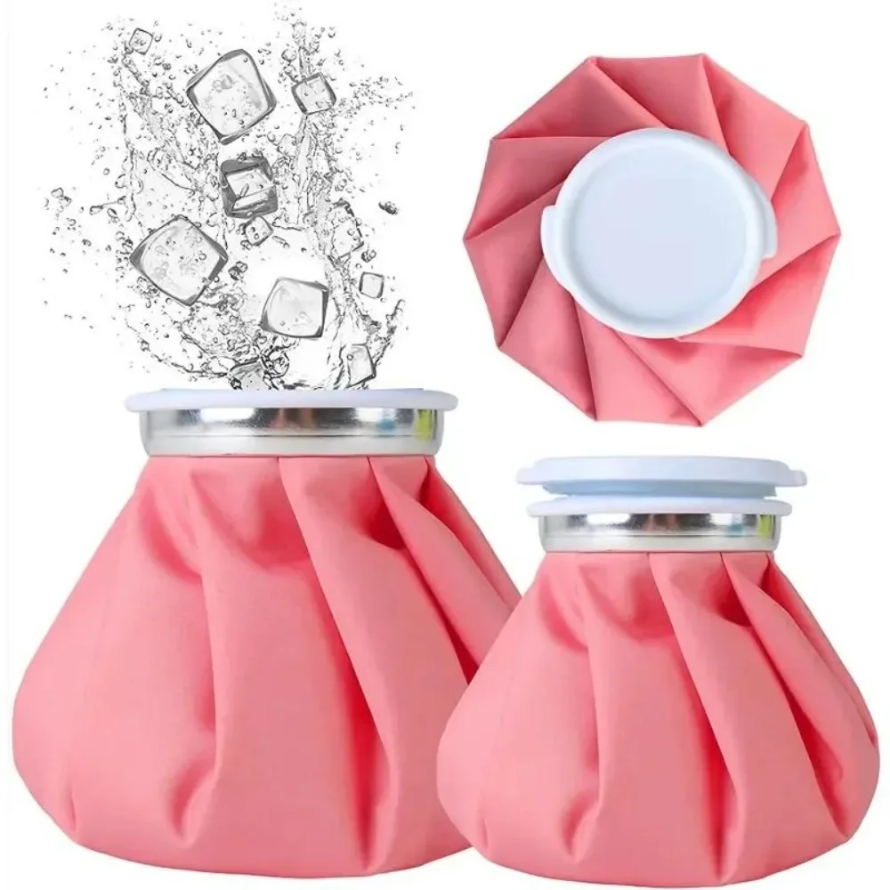 Pacote de gelo para lesões, sacos de gelo reutilizáveis, saco de gelo, água quente, terapia quente e fria, alívio da dor para lesões no joelho e nas pernas, sem vazamento