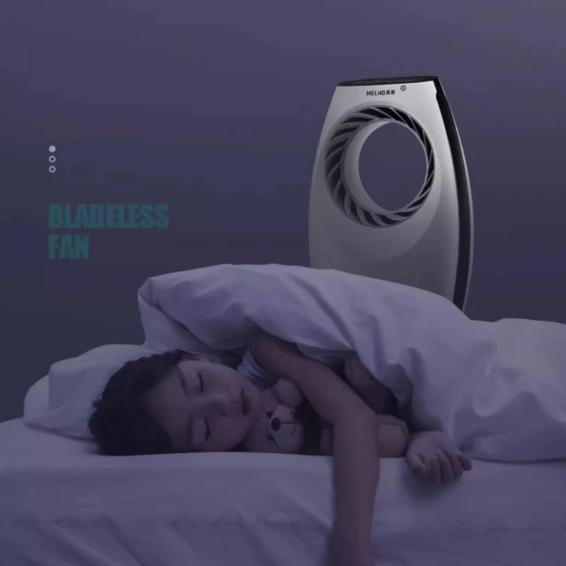 พัดลมทาวเวอร์ไร้ใบพัดพร้อมรีโมทคอนโทรล ระบบทําความเย็นภายในบ้านที่เงียบสงบเป็นพิเศษ ตัวจับเวลา 7.5H การออกแบบประหยัดพลังงาน & ตารางความปลอดภัยทําความสะอาดง่าย