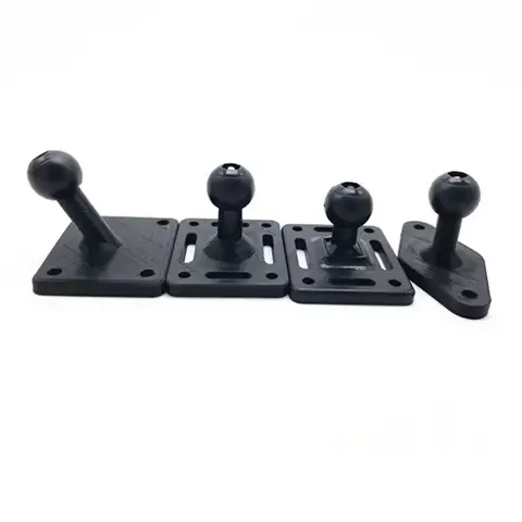 17mm 볼 마운트 – 다이아몬드 볼 조인트 또는 전화 GPS 홀더용 사각형 장착 베이스 마운트 램 마운트 Garmin Zumo/TomTom