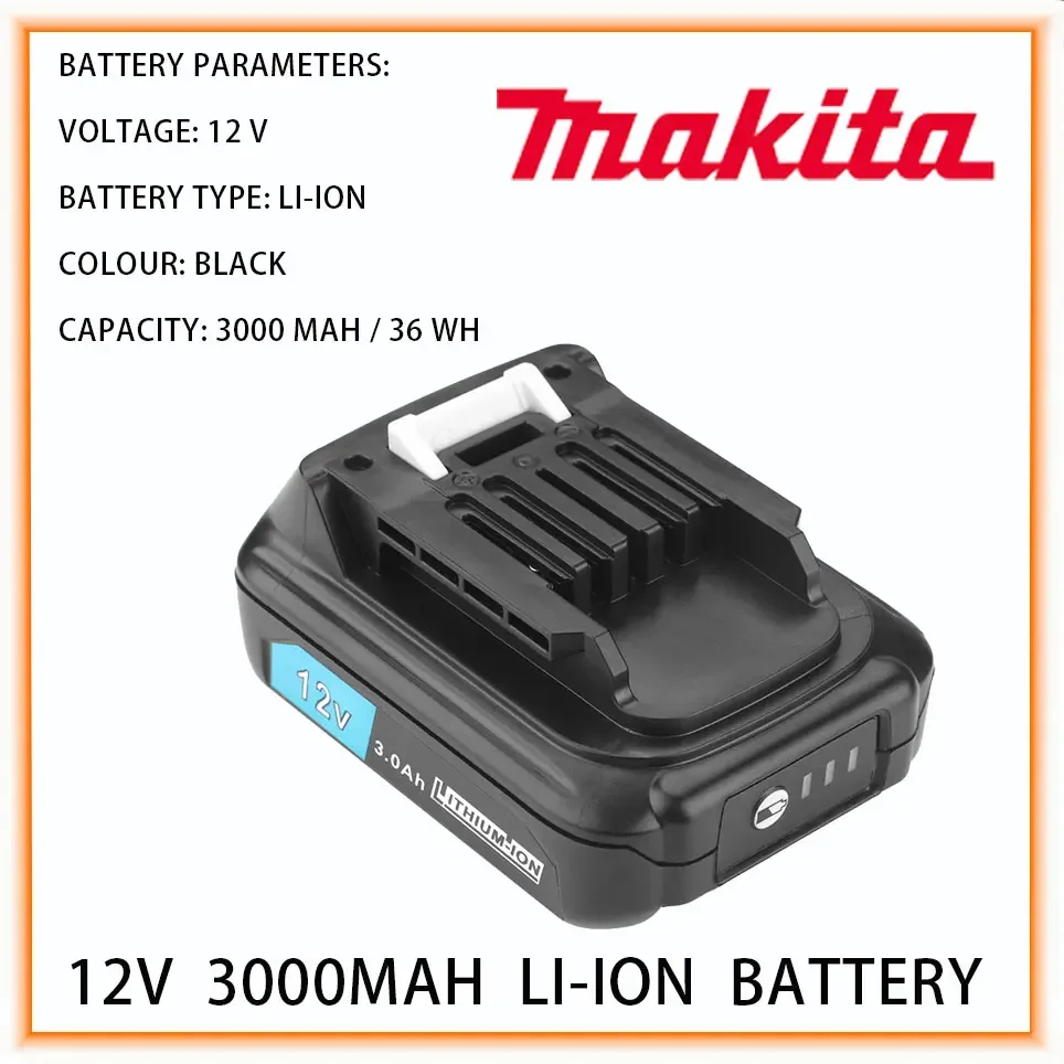 

Литий-ионный аккумулятор Makita 197390-1 BL1015 1973901 BL1021B BL1041B BL1015B BL1020B BL1040B 3000 мАч