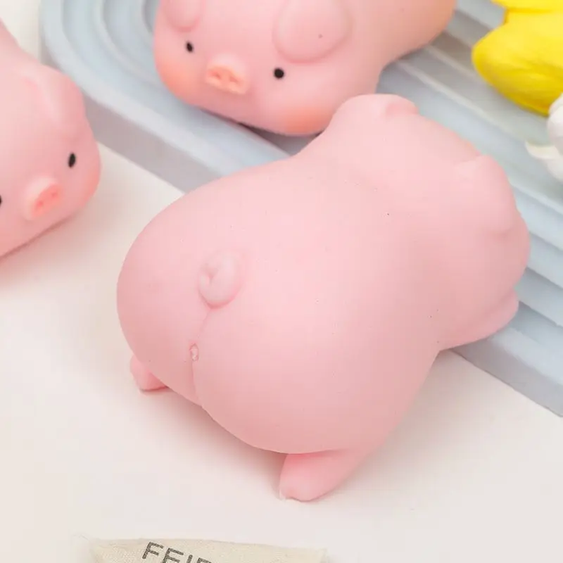 Kawaii หมูสีชมพูบีบของเล่น Antistress Anti ความวิตกกังวลความเครียด Reliever Squishies Mochi การ์ตูนสัตว์ของเล่นของขวัญวันเกิด