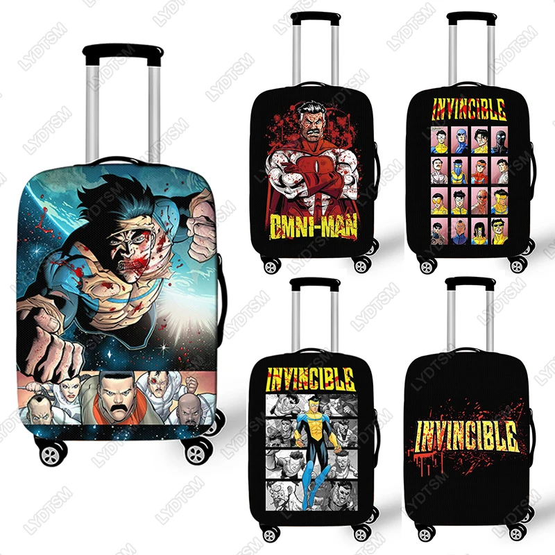 

Чехлы для багажа с принтом Invincible Hero Omni Mark унисекс, эластичные защитные чехлы для чемоданов, дорожные аксессуары, чехлы на тележке