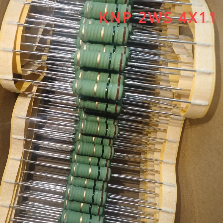 نوعية جيدة 2WS 2W DIP 5% 6R2 6.2R 6R8 6.8R 7R5 7.5R 8R2 8.2R 10R 12R 15R 18R أوم 20R 22R 24R 4*11 مللي متر المعادن مقاوم غشاء أكسيدي