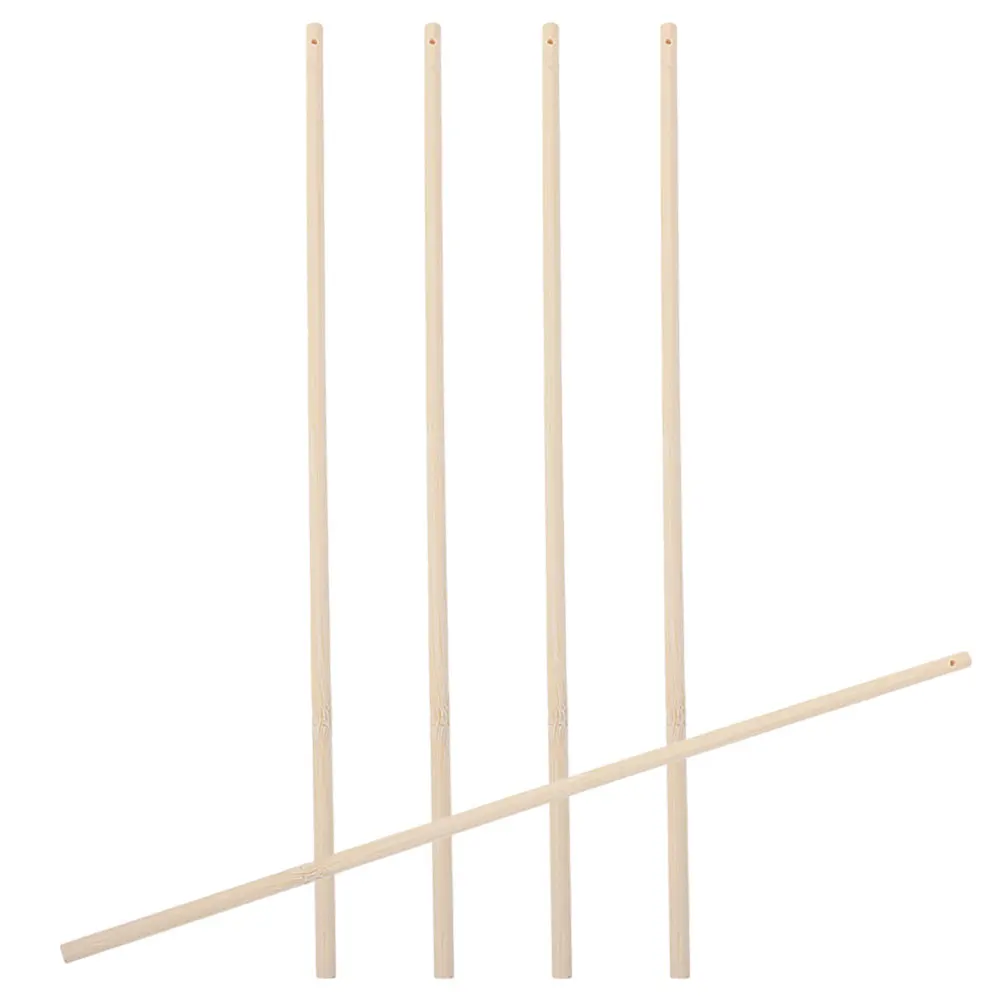 

5pcs 30cm Wood Rods Punch Hole Bamboo H for DIY Party Lantern Lantern Sticks Holiday Decor