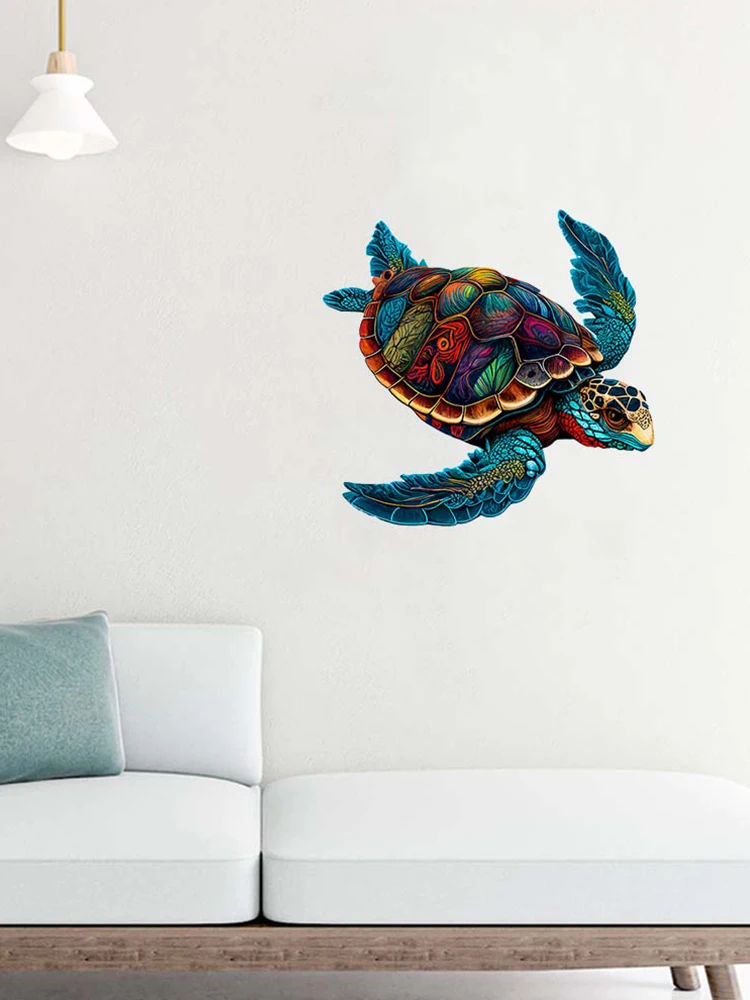 A5a4a3السلاحف لغز شخصية ثلاثية الأبعاد لغز الكبار الأطفال هدية التعليم لعبة أطفال لعبة