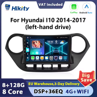 Hikity 8 CORE Android 2 din Car Radio For Hyundai I10 2014 2015 2016-2017 CarPlay Android Auto GPS Navigation DSP WiFi Bluetooth