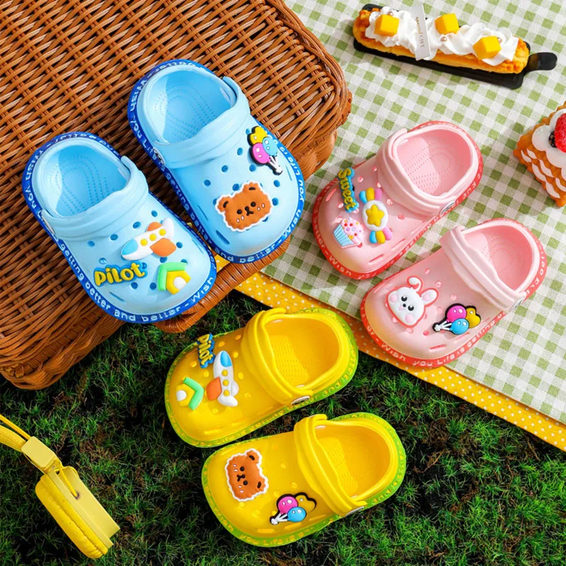 Summer Baby Shoes Sandals For Girls Boy Mules Baby Girl Shoes Cartoon Sandal Infantil Boy Children\'s Garden Shoes New Products