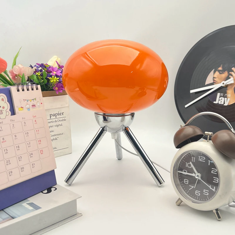 オリジナルデザインのマシュマロテーブルランプ、雰囲気のある装飾ランプ、ガラス製の寝室のベッドサイドテーブルの装飾、キュートでクリエイティブなナイトランプ