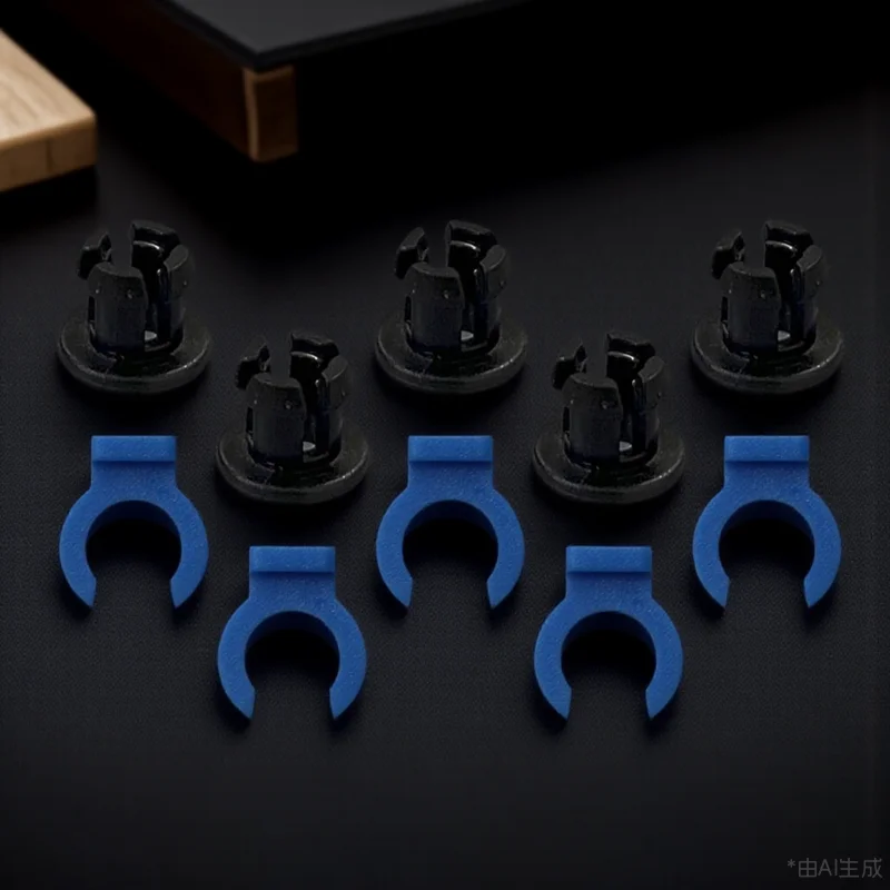 

3D Printer Clip 4MM Tube Tube Collet For Hotend Extruder Buckle Blue Hotend Extruder Clip Black Clamp Plastic Coupling