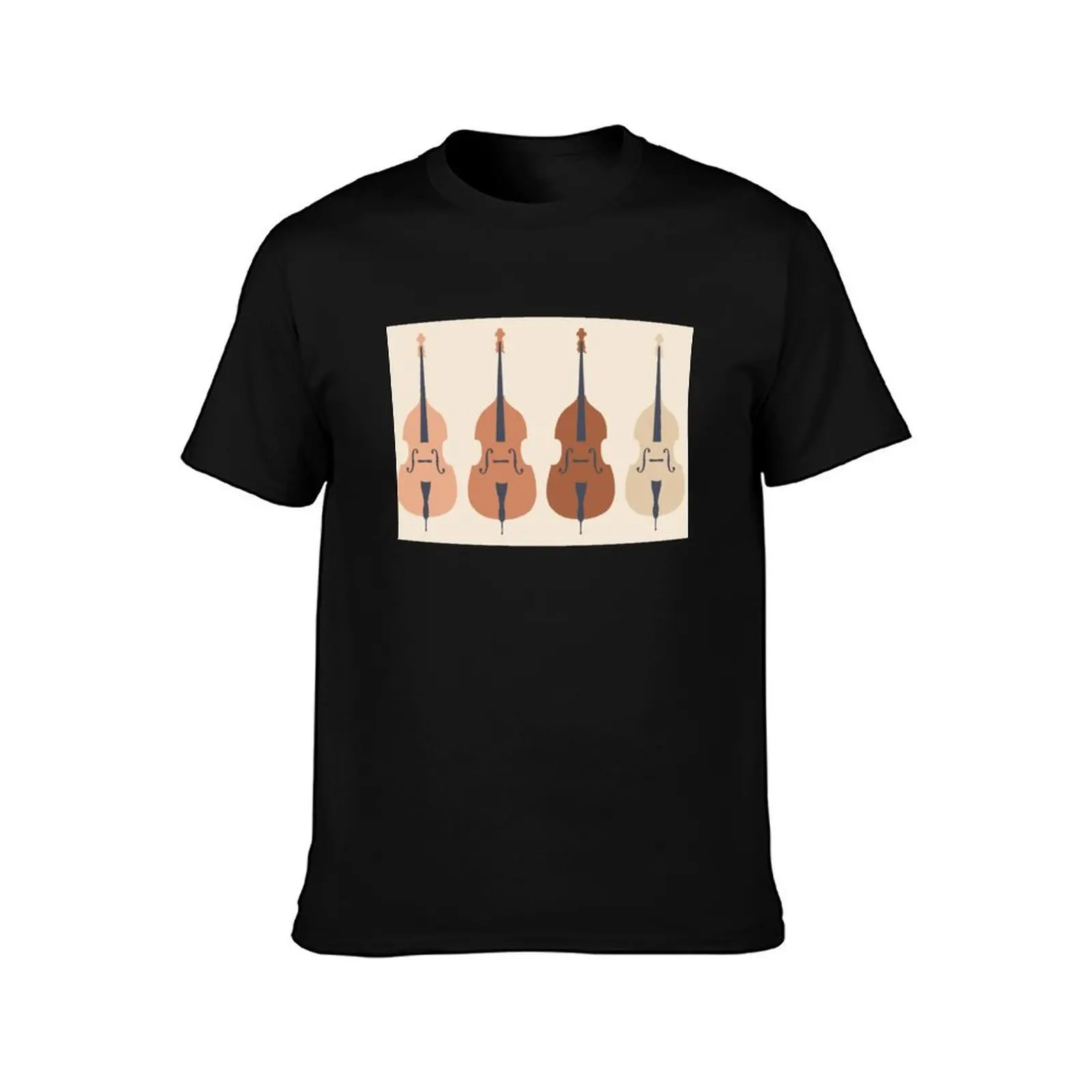 Terracotta Double Basses T-Shirt basketball graphic tees summer tops oversizeds plain white t shirts men