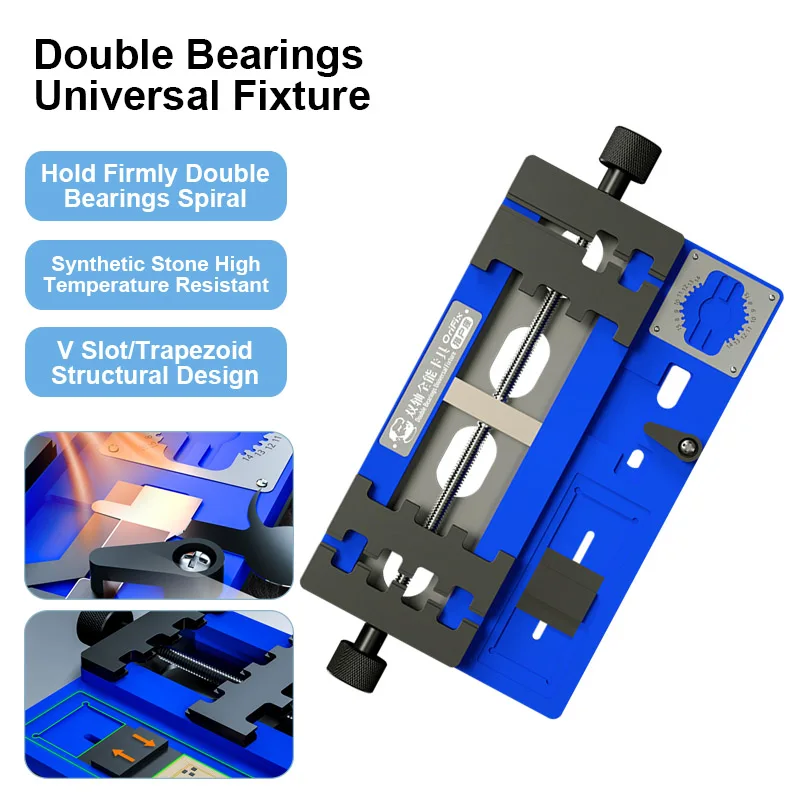 MECHANIC OriFix 3in1 Universal Double Bearing Fixture for Phone Motherboard Maintenance IC Chip Dot Matrix Projector Repair Jig