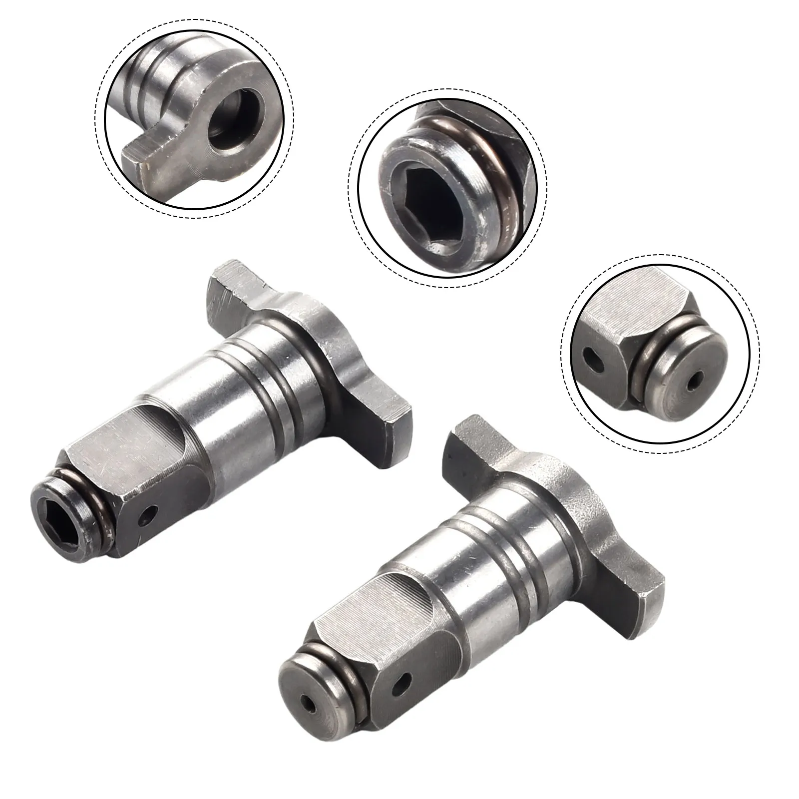

Power Tools Wrench Shaft Part 2pcs/set Brushless Electric Shaft Accessories Single & Dual Use Metal For Electric Wrenches