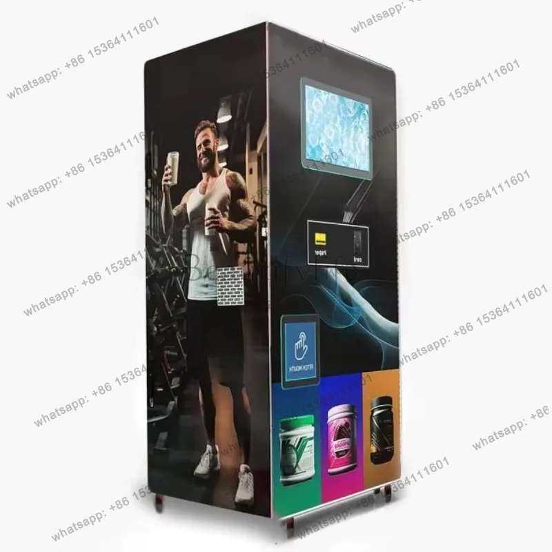 Customized Commercial Credit Card Payment Touch Screen Protein Shakes Vending Machines Protein Vending Machine