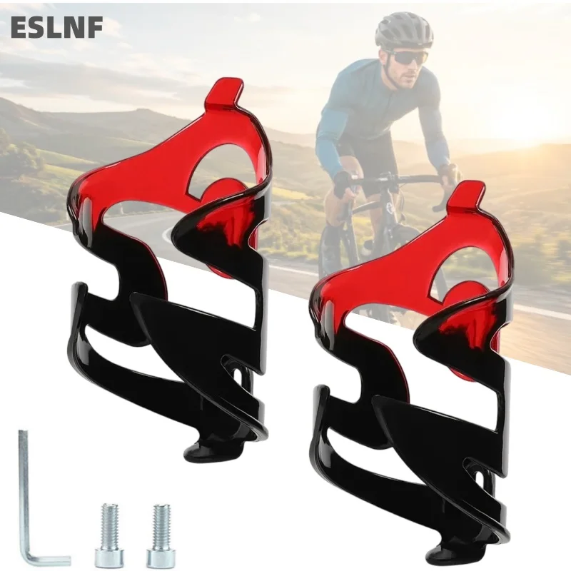 ESLNF 1/2pcs Bicycle Bottle Holder Lightweight Mountain Road Bike Water Kettle Cage Bicycle Water Bottle Holder