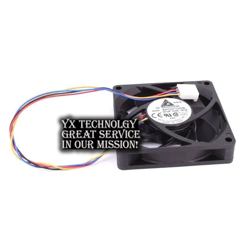for Delta 70*70*15mm 7015 70mm 12V 0.45A AFC0712DB 4-wire  PWM dual ball bearing CPU cooling fan