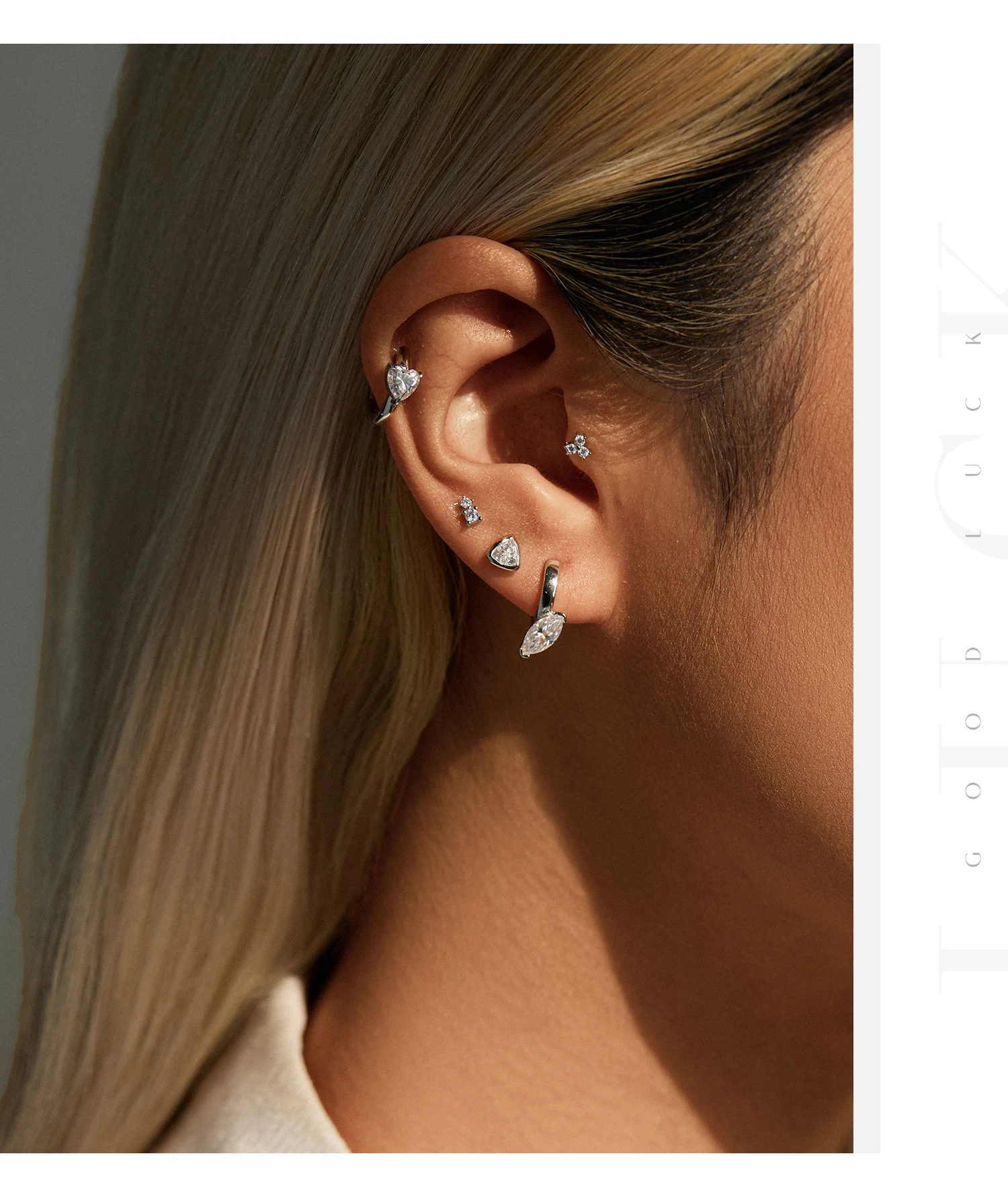 MODIAN 1PC D Moissanite Cartilage Stud 925 Sterling Stapelbare Schraub-Ohrstecker in mehreren Formen für Frauen Urlaubsschmuck – Detail 22