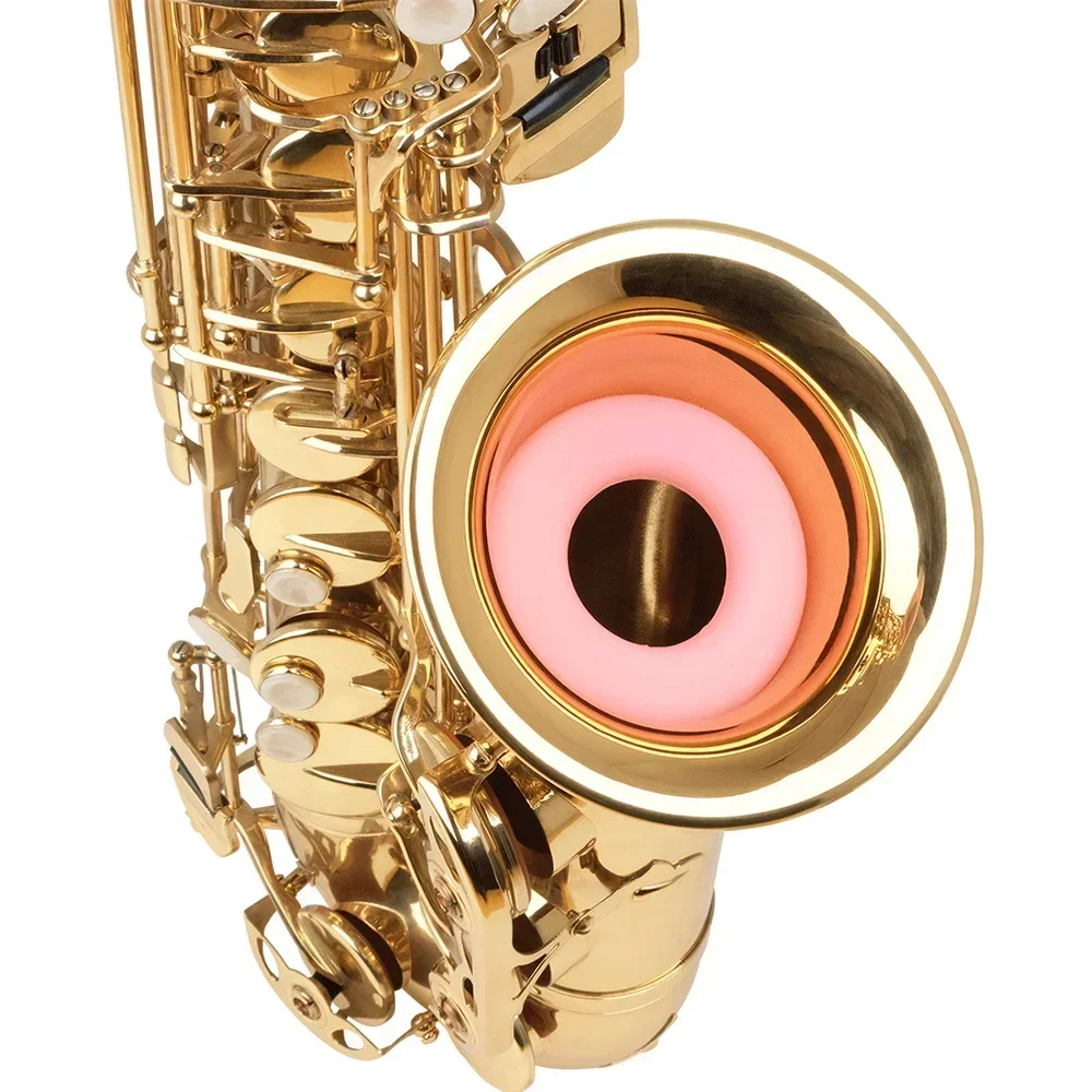 Alto Tenor Saxophone Universal Soft Silicone Color Muffler Waterproof Wear Resistant Filter Wind Instrument Repair Accessories