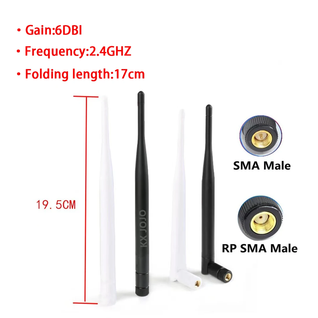 Antenna 2.4GHz 3dBi/6dBi Omni with RP SMA Male/Female Plug for Wireless Router Wholesale Price Wifi 11cm/19.5cm 1pc