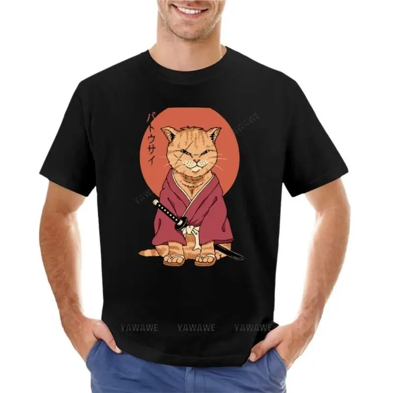 man t-shirt o-neck top teeshirt Neko Battousai T-Shirt graphic t shirt funny t shirts mens plain t shirts