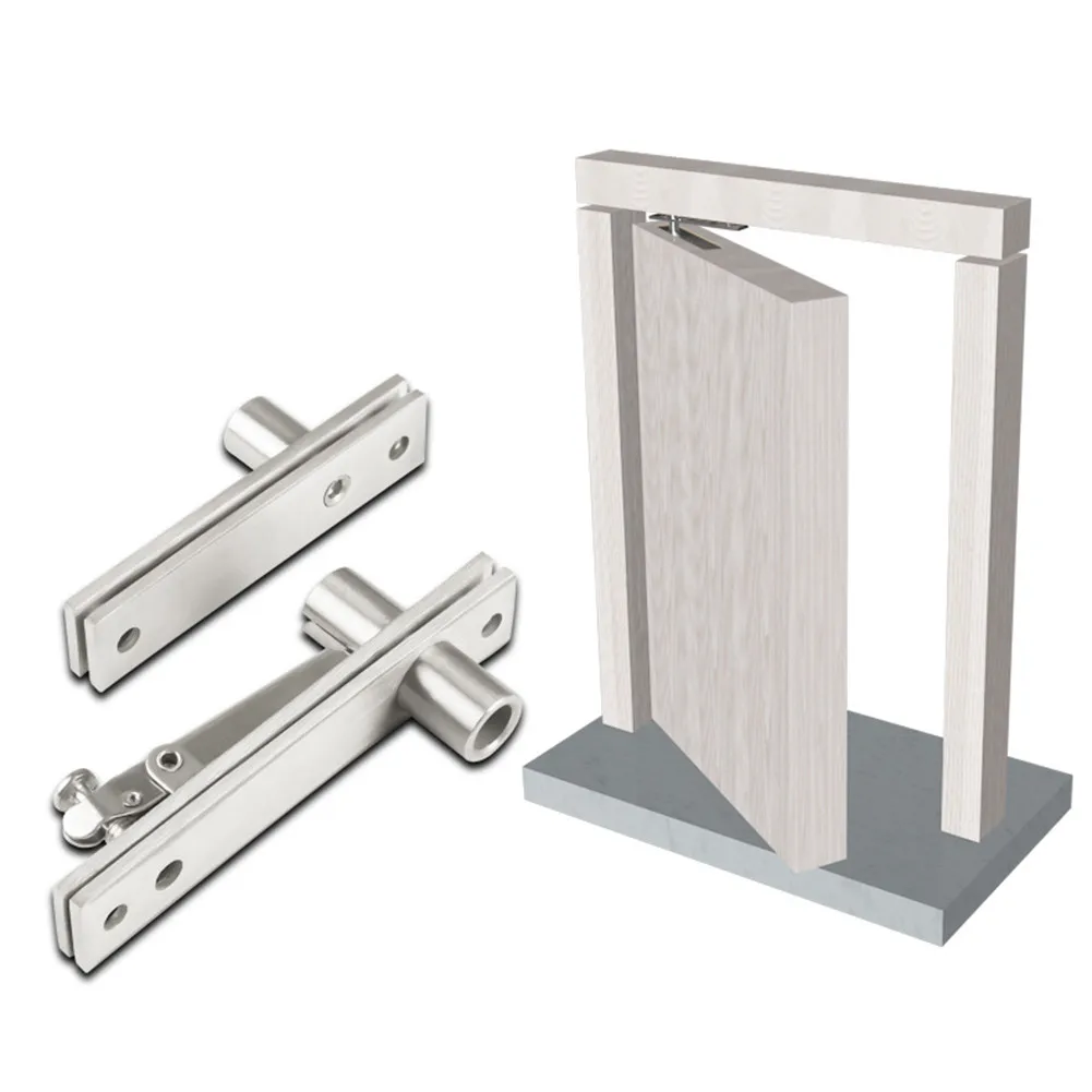 

Heavy Duty Stainless Steel 360 Degree Rotation Wooden Invisible Door Hinges Hidden Door Pivot Hinge System Furniture Hardware