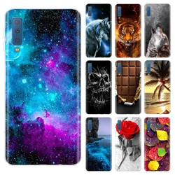 For Phone Case Samsung Galaxy A7 2018 Case Bumper Soft TPU Silicone Coque Back Cover For Samsung A7 2018 A750 A750F Case Fundas