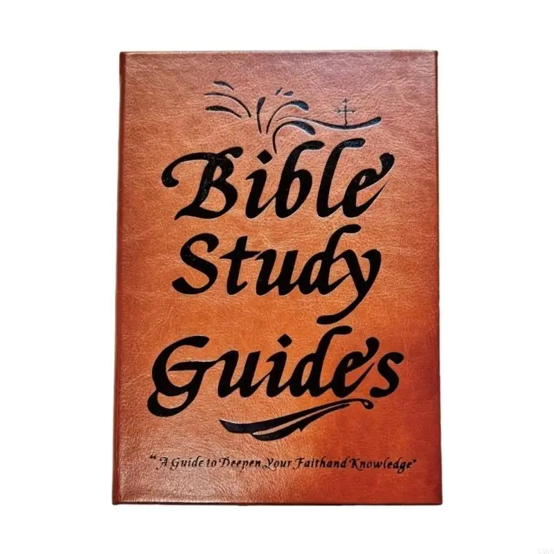 G5GA Bible Study Guide Workbook Leather Bible Study Journal With Structured Study Methods And Inspirational Illustrations