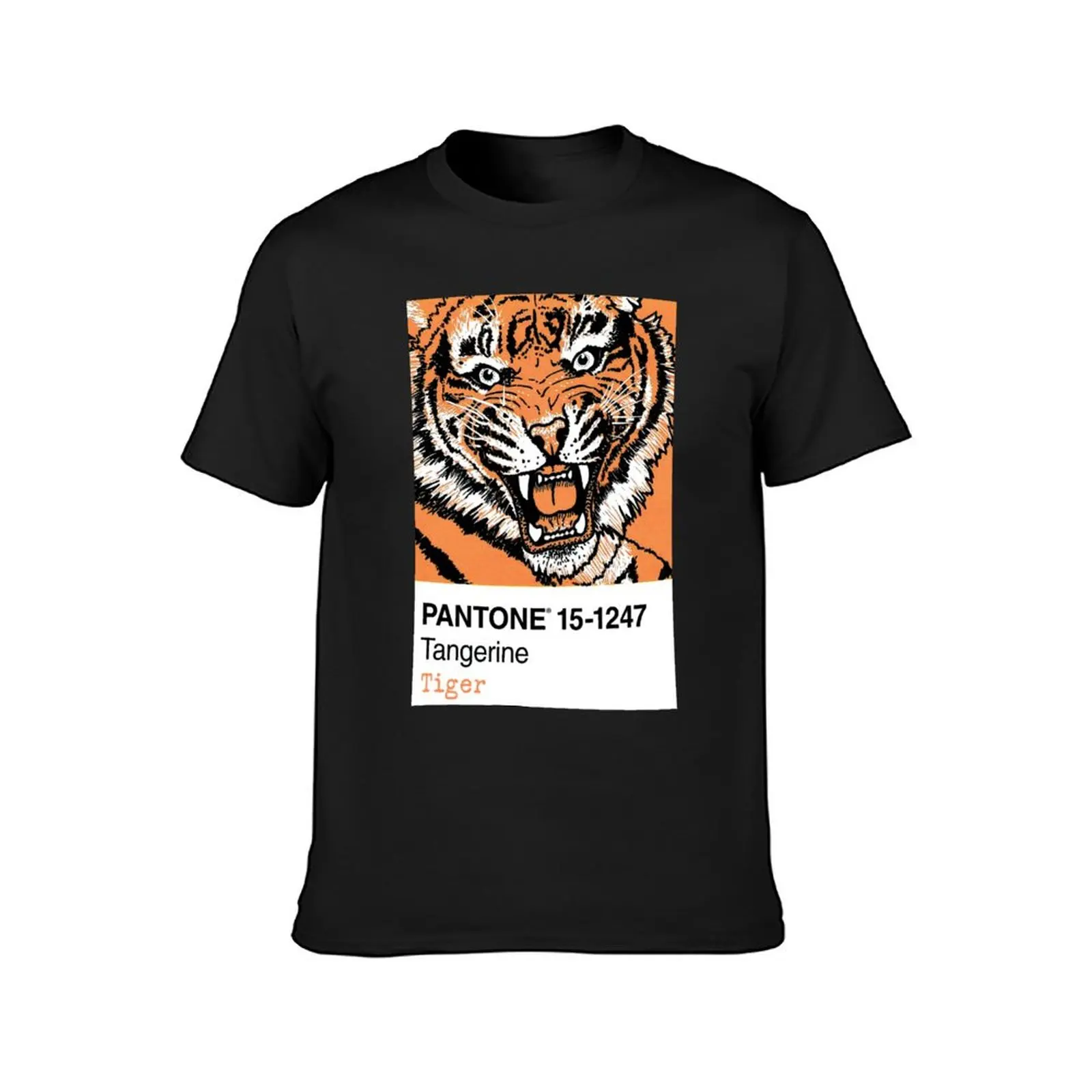 Pantone 15-1247 Tangerine Tiger T-Shirt blacks vintage tshirts for men