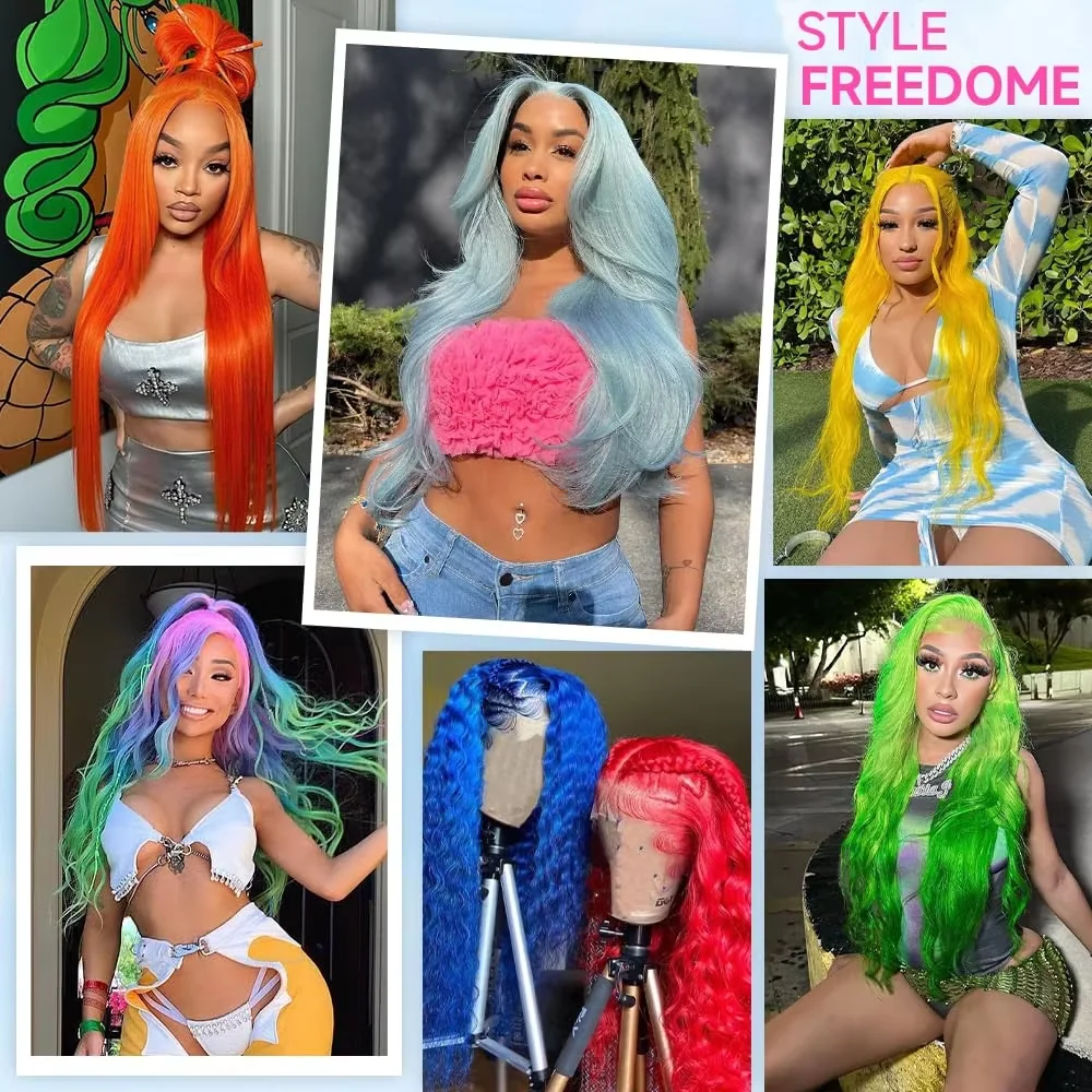 250% 40 Inch 613 Blonde Bone Straight Human Hair Wig Pre Plucked 13x6 Body Wave HD Lace Front Lace Frontal Wig Human Hair Wigs image 6