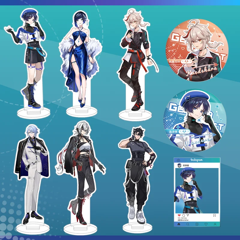 Игрушечные фигурки HoYoFair, акриловая подставка, аниме экшн-фигурки, украшение, модель, аксессуары, подарок другу, игрушечные фигурки Yuanshen tataglia