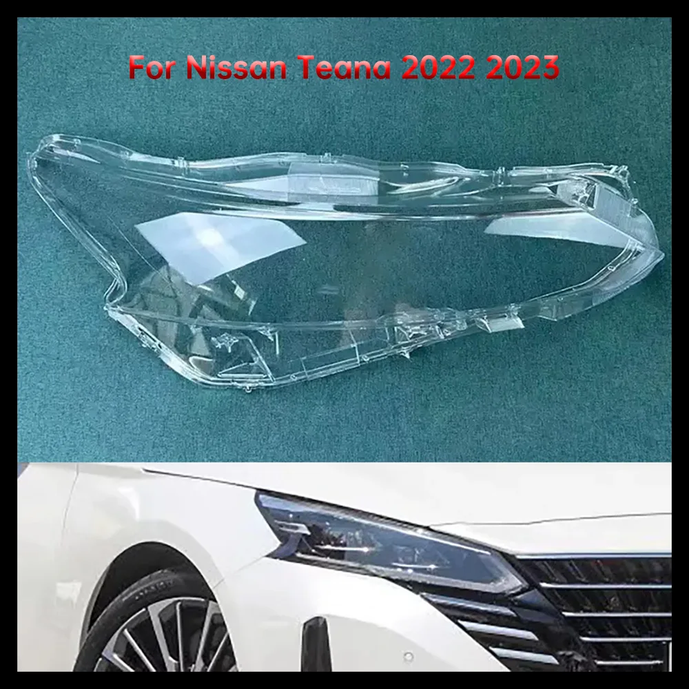 

For Nissan Teana 2022 2023 Car Accessories Headlight Cover Headlamp Shell Transparent Lampshade Case Lens Plexiglass