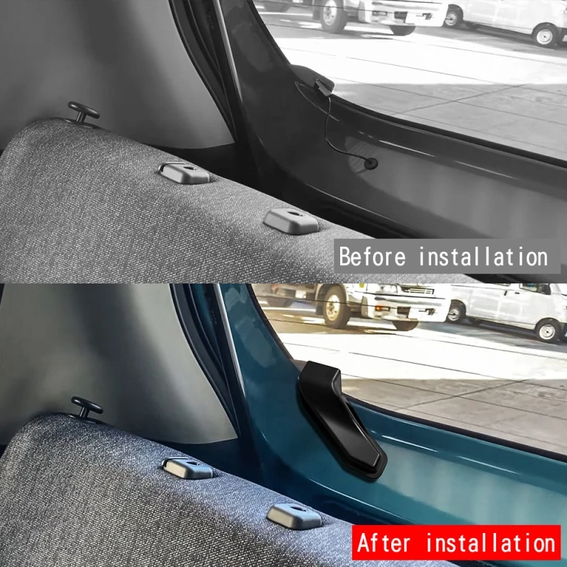 For For SUZUKI  ALTO 2022 2023 ABS Black Antenna protection cover rear window heating wire exposed circuit protection cover trim