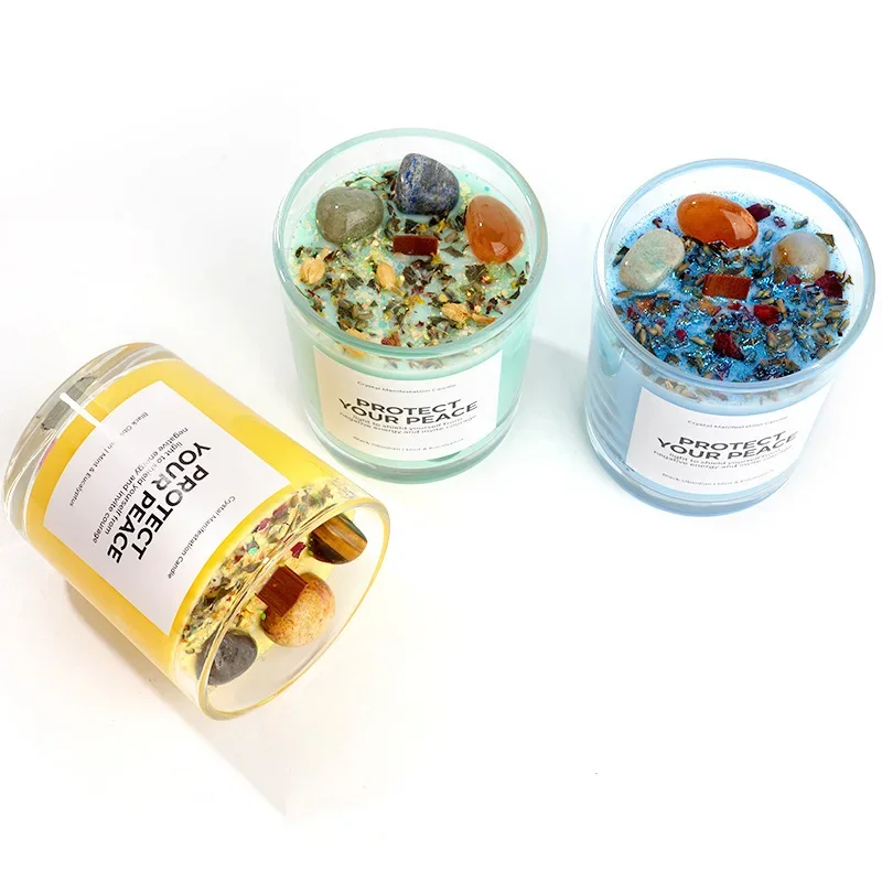 Candela profumata Candela per aromaterapia Candela fatta a mano in cera di soia per regalo souvenir rilassante antistress profumato per la casa