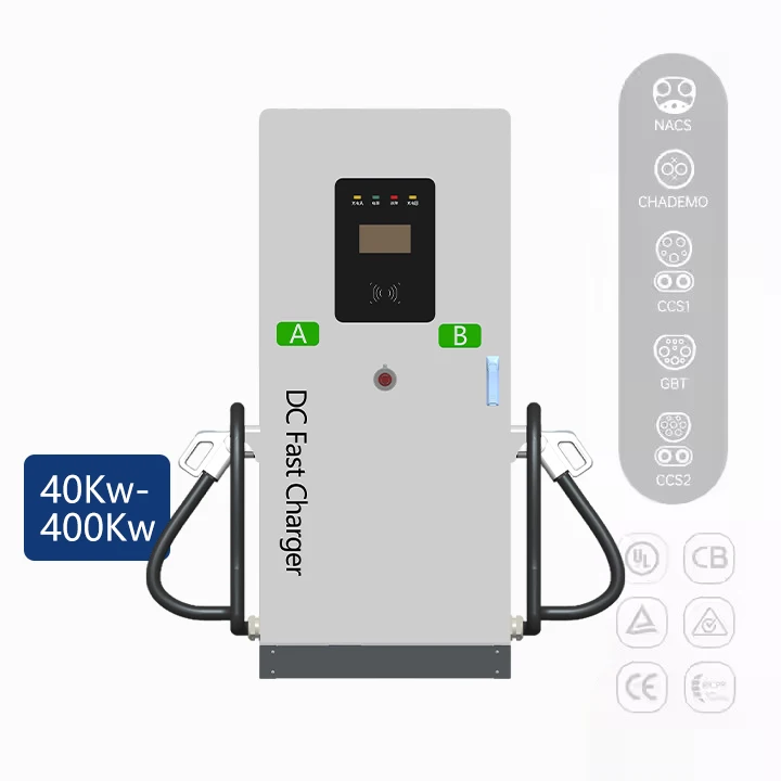 Hicbest CCS2 GB/T 40-400kw OCPP Floor-mounted DC Electric Vehicle Charging Fast New DC EV Charger IP55