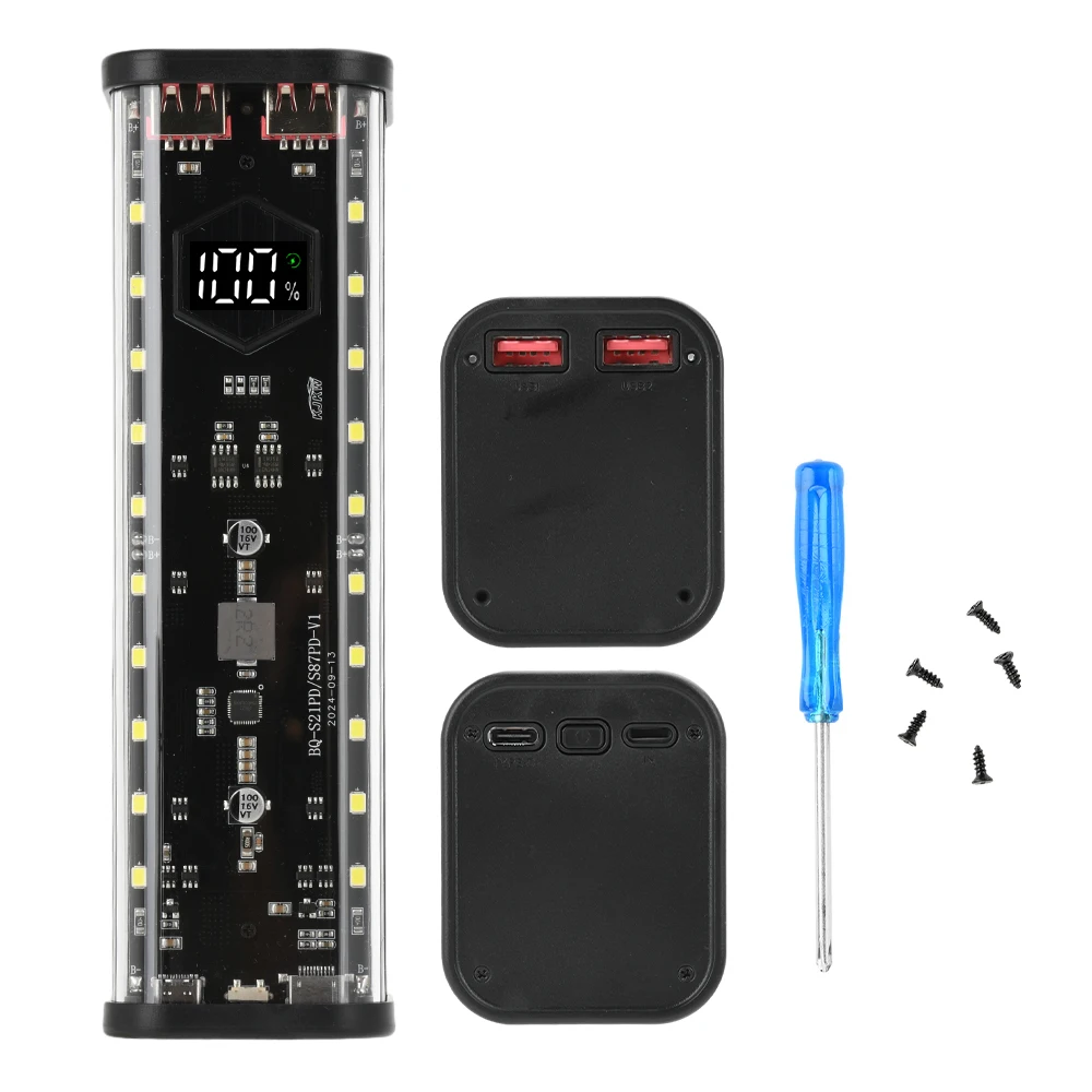 caixa-de-bateria-21700-com-carregamento-rapido-de-225w-caixa-de-armazenamento-de-bateria-diy-carcaca-de-power-bank-sem-solda-pd-carregamento-rapido-carga-rapida