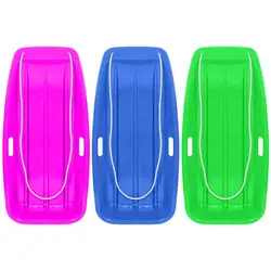 Solid Snow Sled, Snow Sled Adults Flyer Flying Toboggan Sledge Pull Rope and s