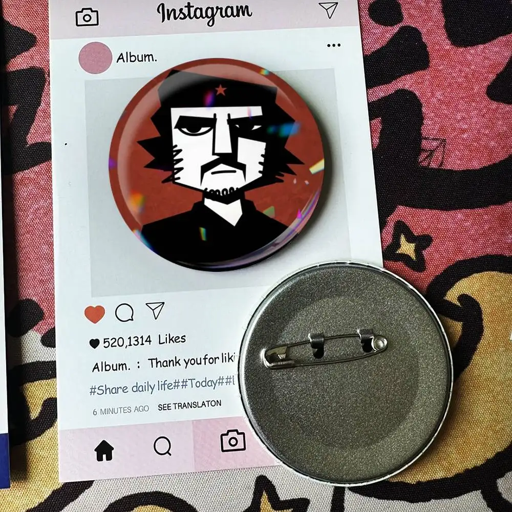 C-Che G-Guevara Freedom   Laser Badge Applicable For Backpack Clothes Hats Decor Creative Accessories