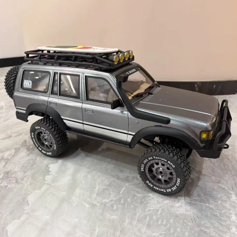 Novo carro lc80 rc 1/12 simulação de escalada de alta e baixa velocidade veículo off-road 2.4g escala completa modelo de carro de controle remoto brinquedo presente